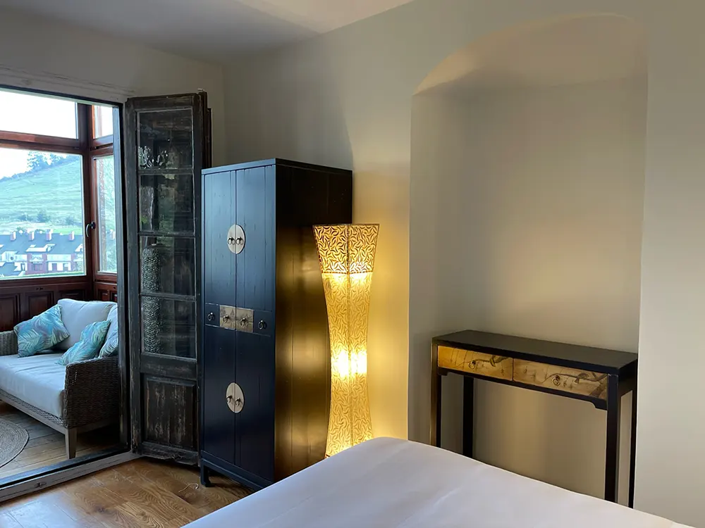 Habitación doble con balcón en Solana de Mogro