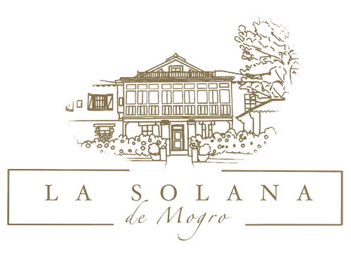 Logotipo La solana de Mogro dorado